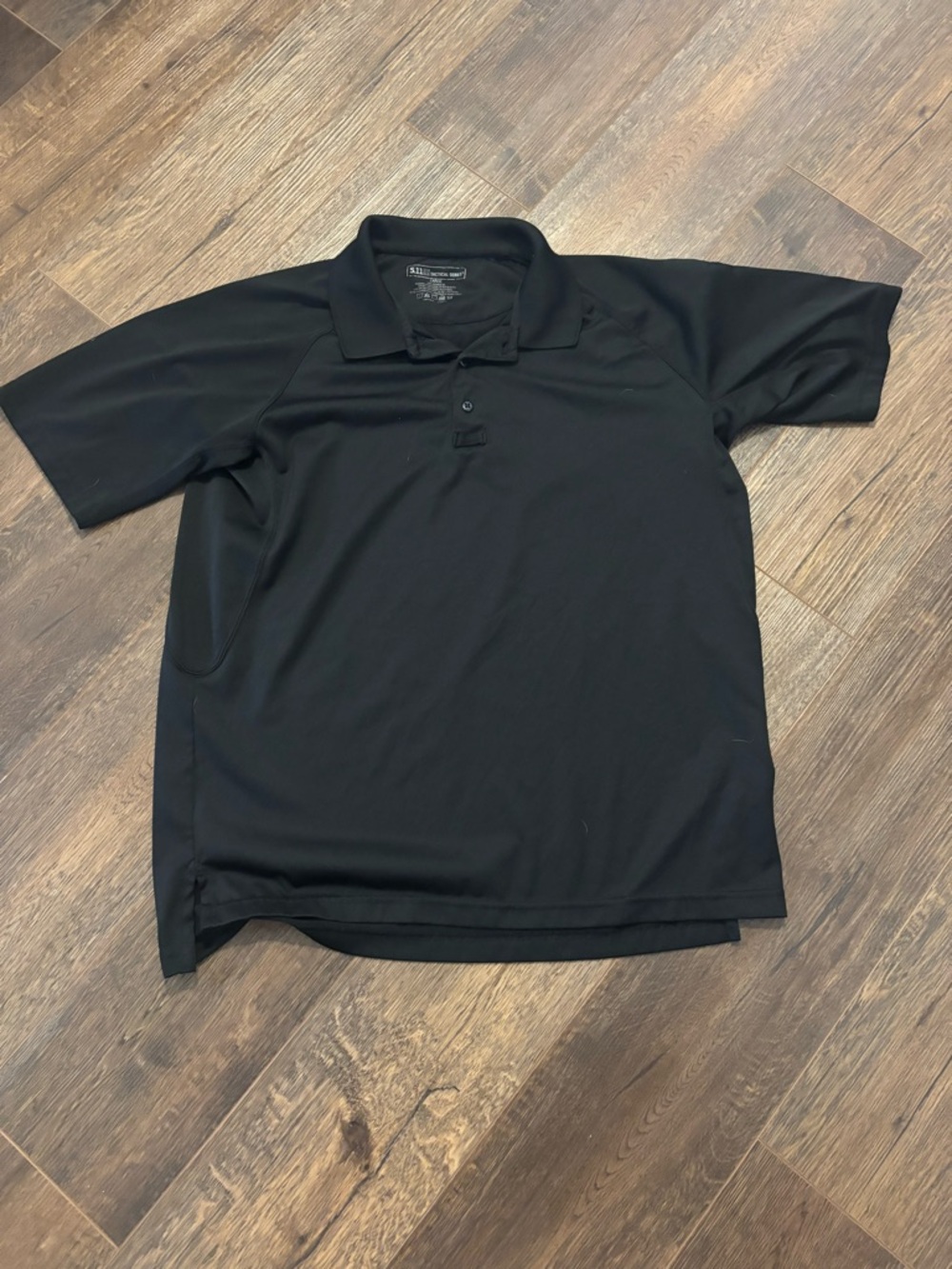 5.11 Tactical Series Shirt Mens Size Large Black Performance Short Sleeve Polo